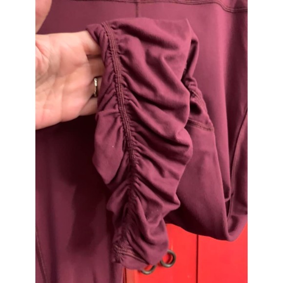 Lululemon Ready To Rulu Tight  Sz 8 Dark Adobe Lycra High Rise Ruched Leg 30" - Picture 5 of 5